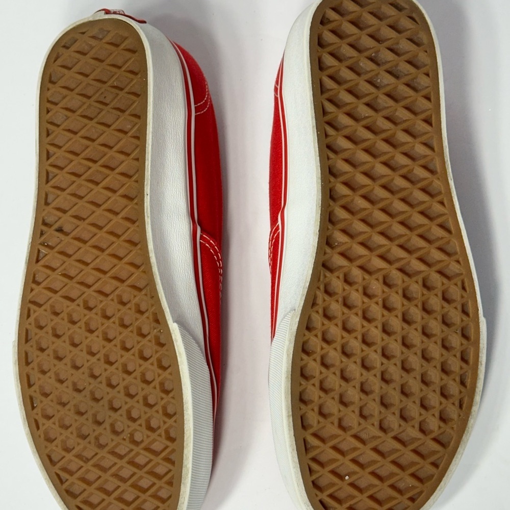 Vans Red Canvas Sneakers pre owned - Picture 5 of 7